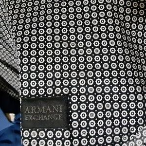 New Mens Medium ARMANI EXCHANGE button down.